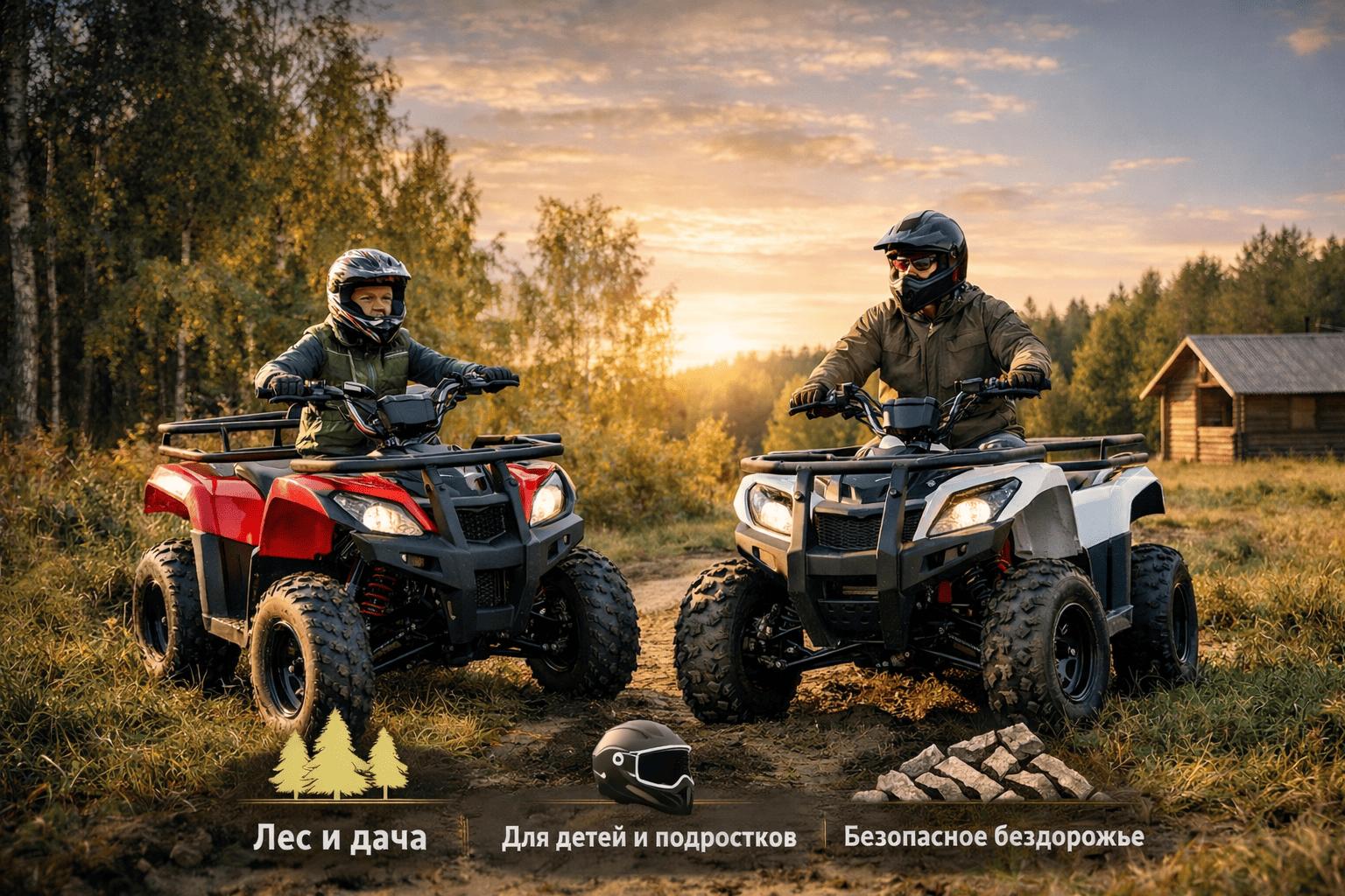 Обзор квадроциклов 125–200 cc: для дачи, детей и активного отдыха