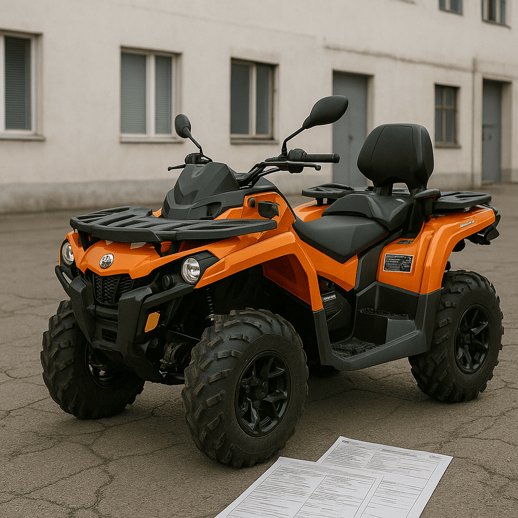 Как поставить квадроцикл на учет в Республике Беларусь