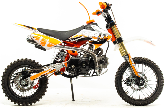 Питбайк Motoland APEX 10 автомат 14/12 110cc