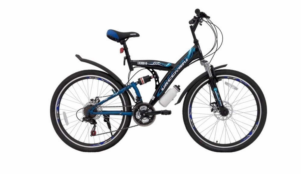 Велосипед Greenway LX300-H 26 (18.5, черный/синий)
